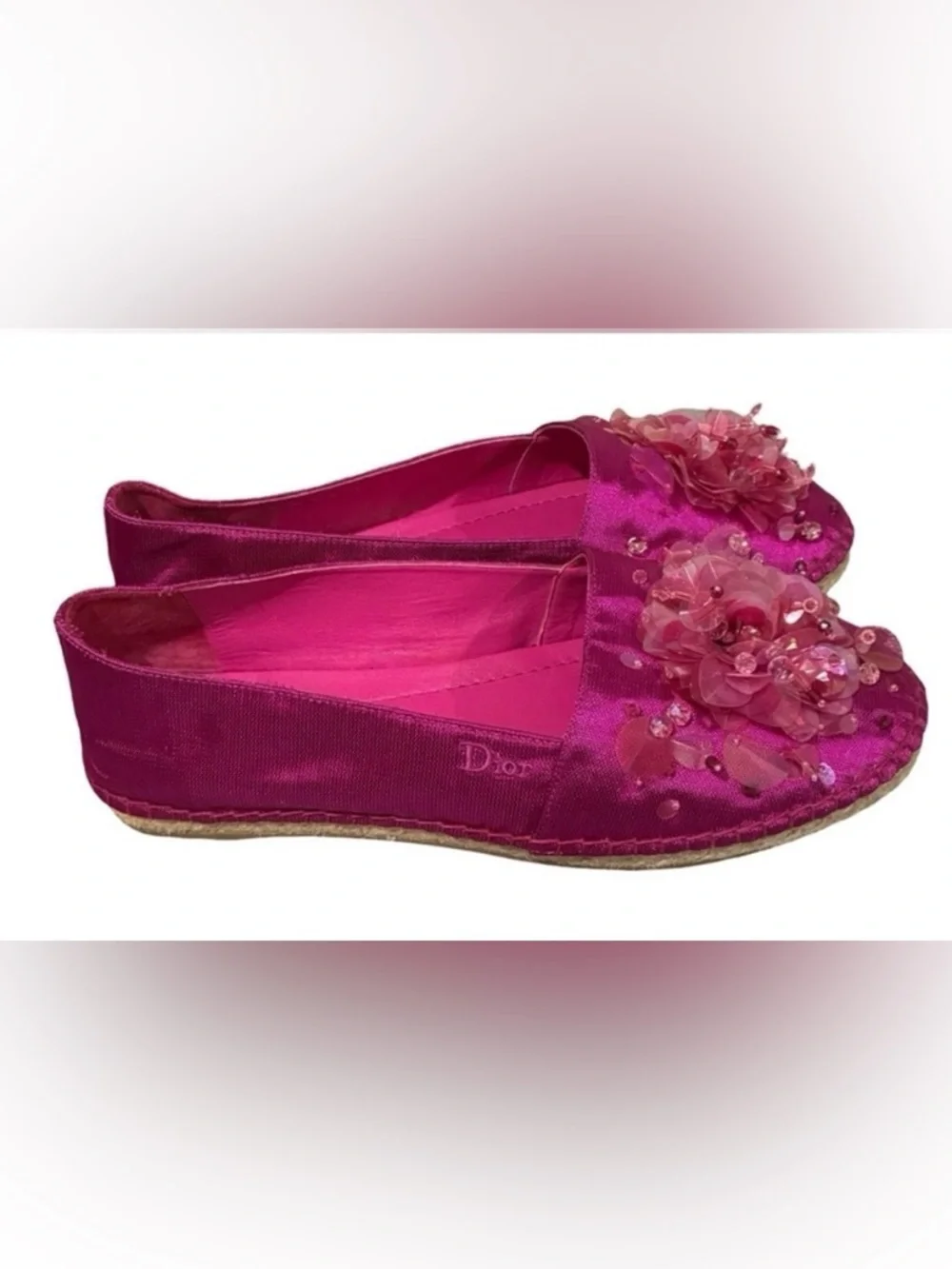 Dior Fushia Embellished
Espadrille Flats Pink
Authentic size 8.5 - Picture 3 of 12